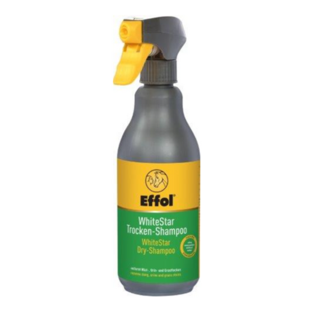 Effol® WhiteStar Trocken-Shampoo – Beseitigt Verschmutzungen von Mist, Urin und Gras.