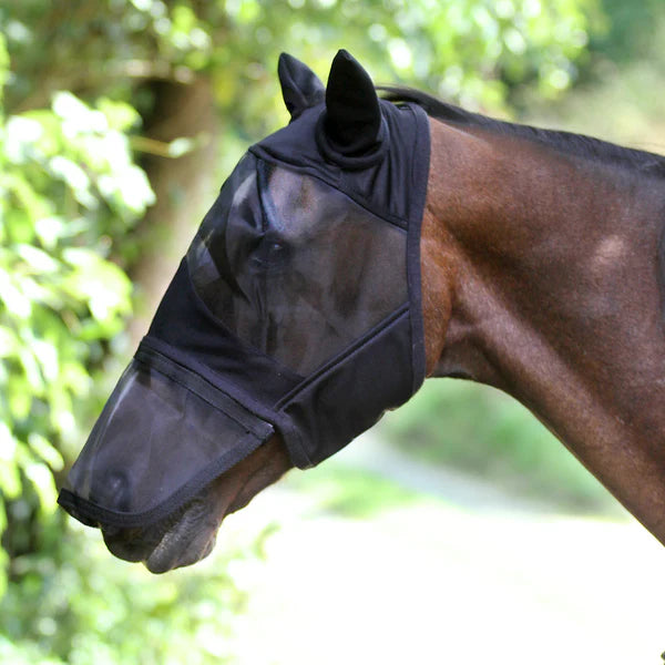 Fliegenmaske Comfort mit abnehmbaren Nasenteil