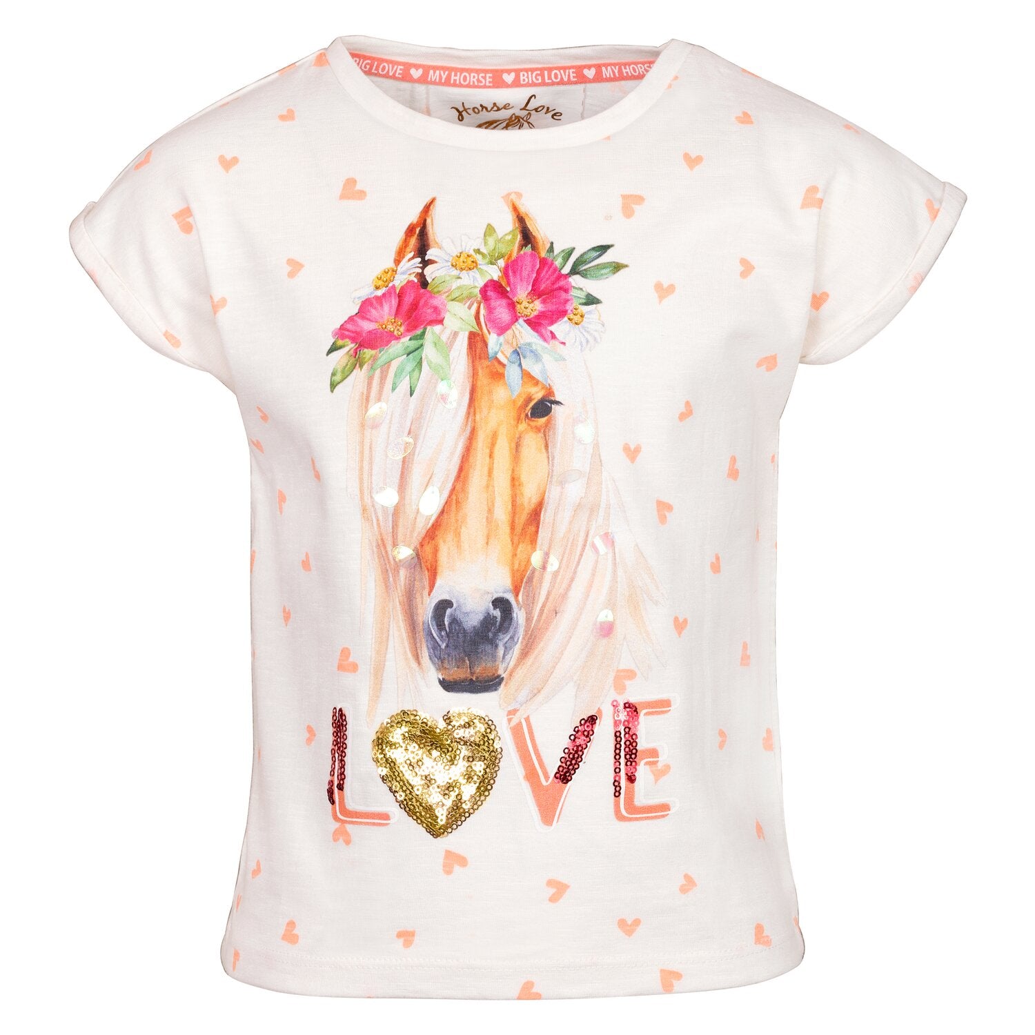 T-Shirt Kinder Pferd Love