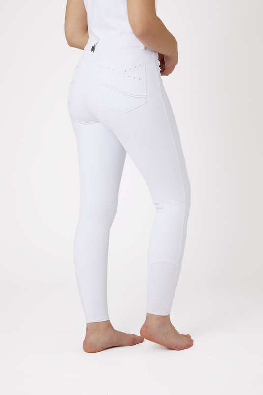 Kniebesatzreithose Damen Olivia