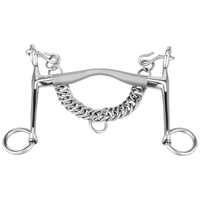 Reitkandare Satinox 14 mm 125 mm Unterzug 7 cm