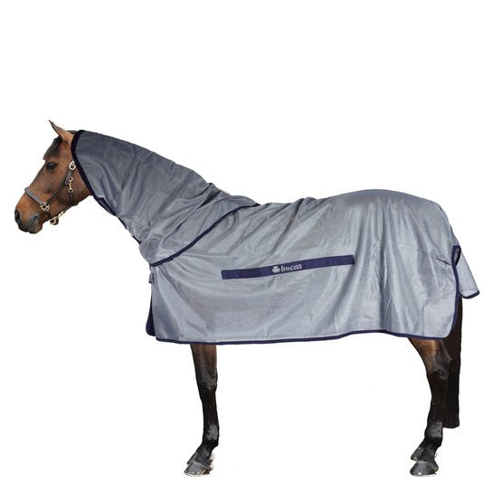 Fliegendecke Buzz-Off & Neck blau