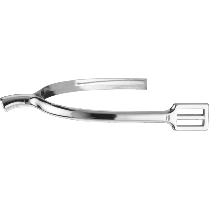 Herrensporen 20 mm abgeschrägter flacher Hals