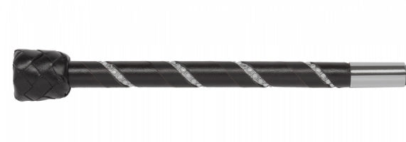 Springgerte mit Ledergriff und Strass-Band