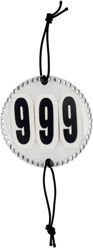 Kopfnummer mit Steinchen