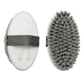 Pferdewaschbürste PET GRAU