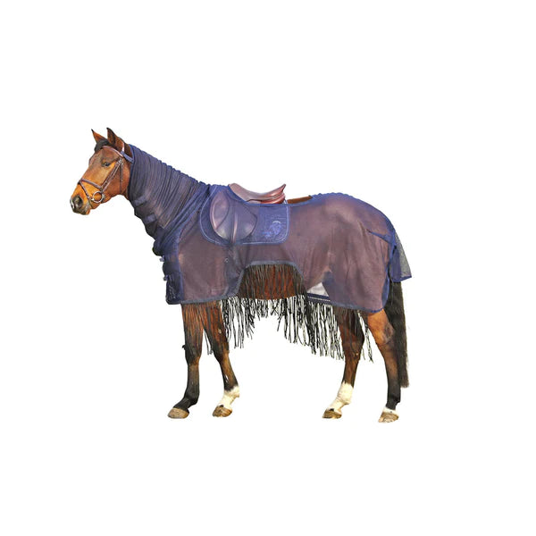 Ausreit-Fliegendecke mit Fransen