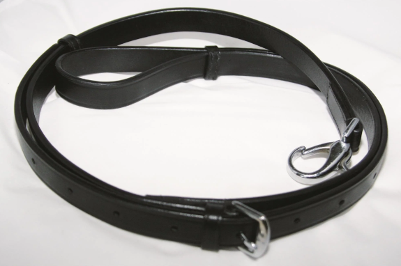 Ausbindezügel aus Leder