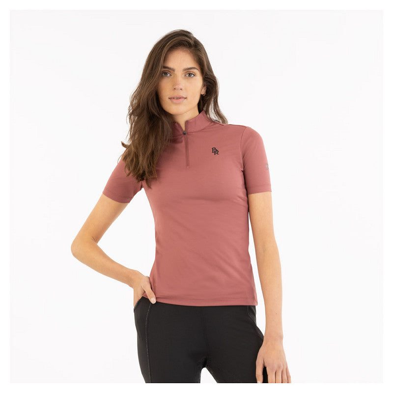 Kurzarmshirt mit Half-Zip Damen Ida F/S 25