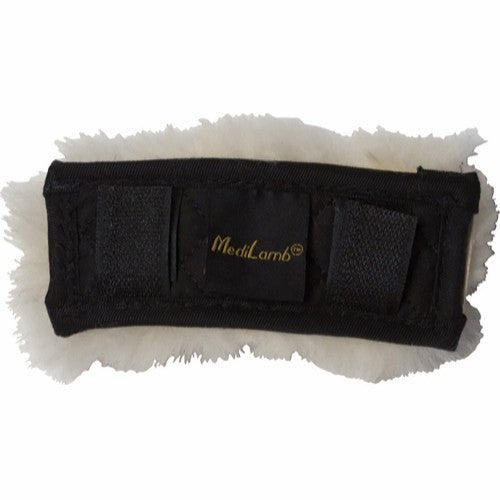 Lammfell Schutz für Kinnriemen schwarz one size