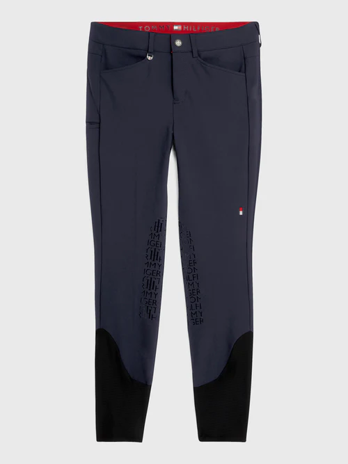 Kniebesatzreithose Herren Pro dunkelblau