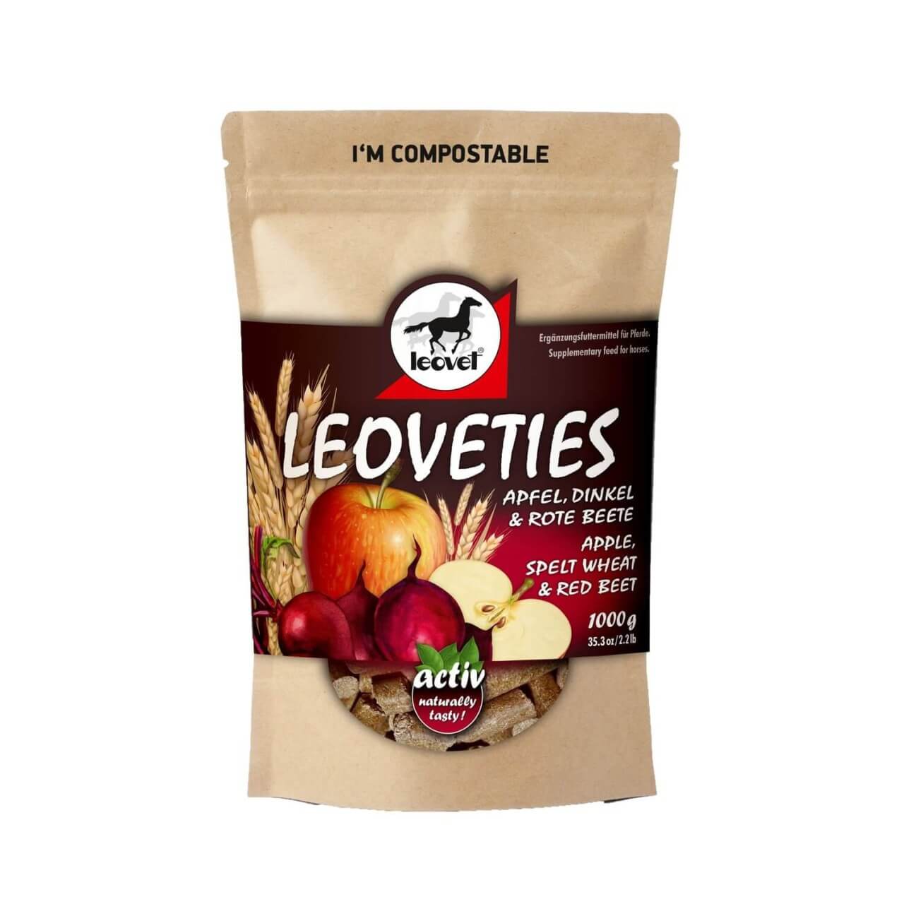 leoveties Apfel, Dinkel & Rote Beete