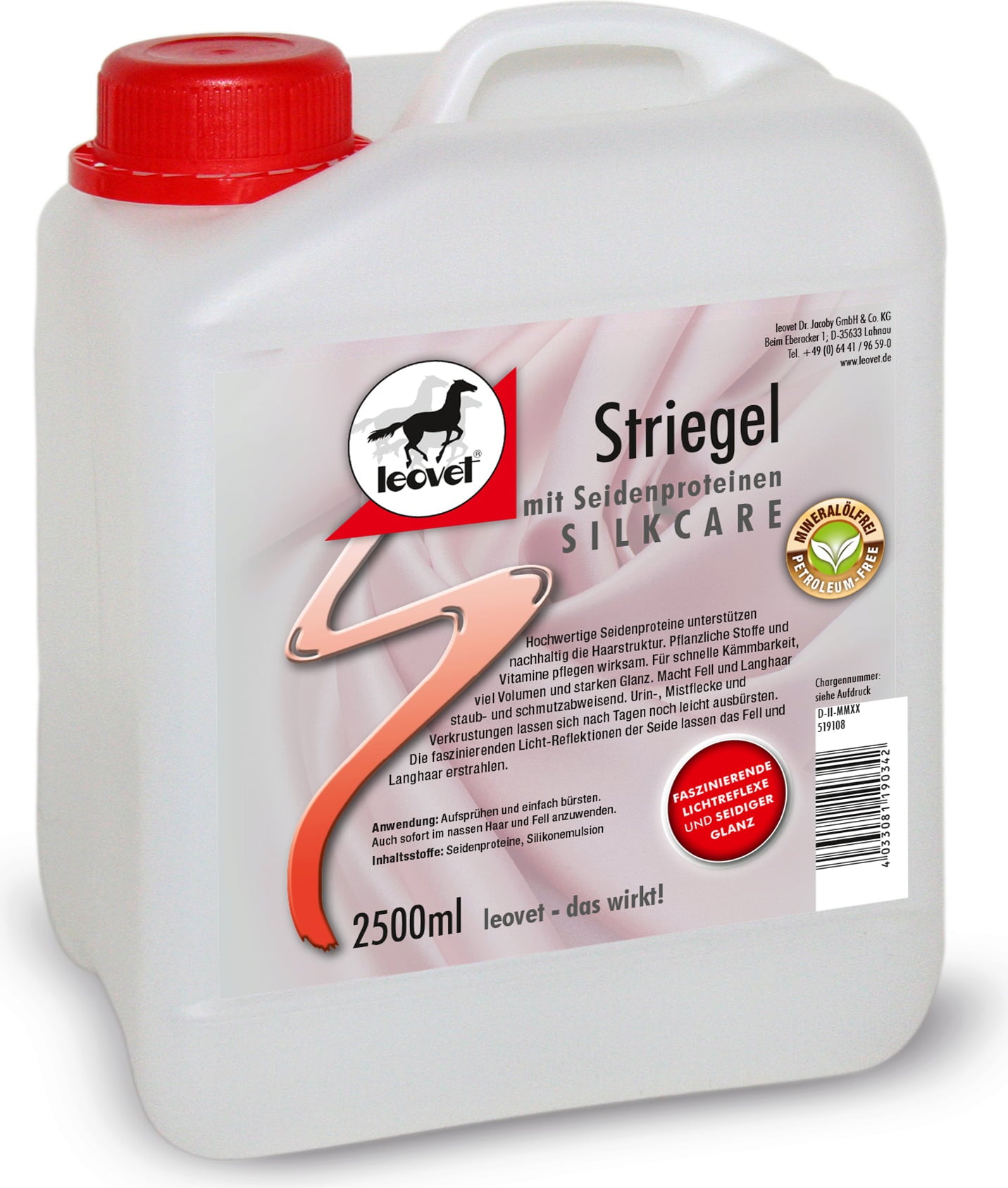 Silkcare Striegel Kanister 2,5 l