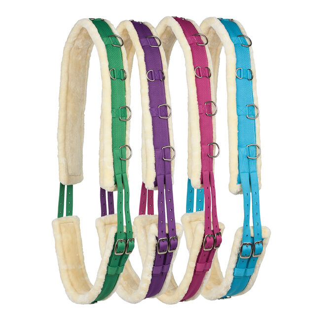 Longiergurt Nylon mit Kunstfell unterlegt