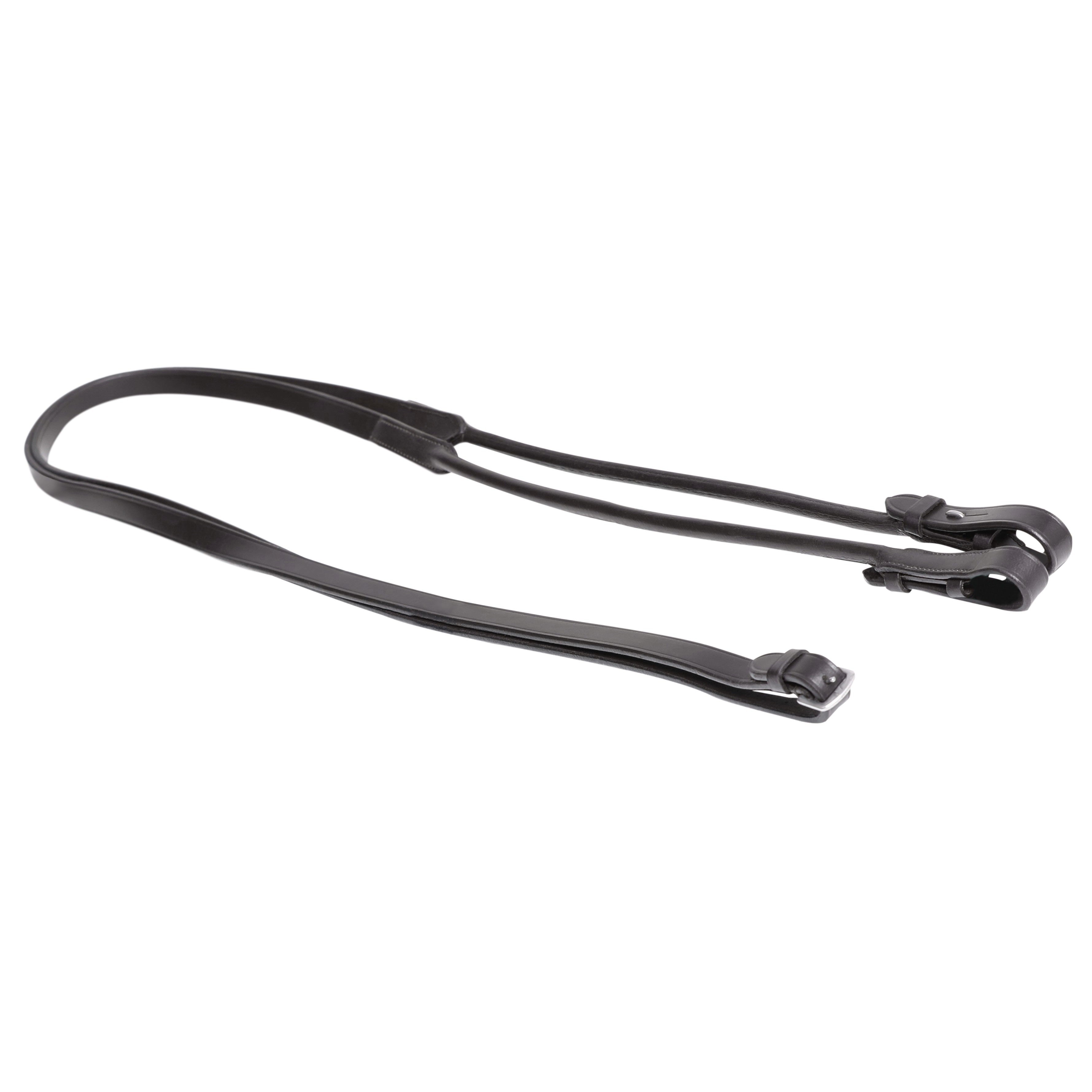 Lederzügel rundgenäht schwarz Cob/WB