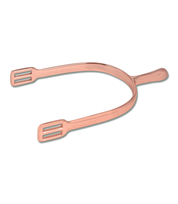 Sporen-Set rose gold mit Perlonriemen 20 mm, Damen