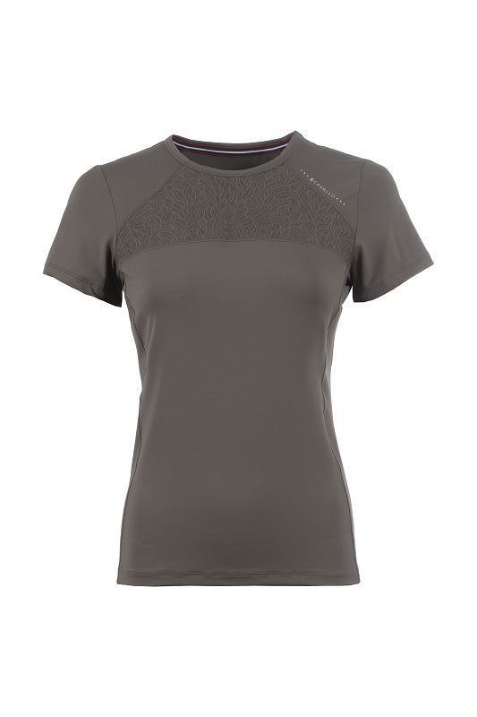 T-Shirt Damen Cavallace, Spitze am Rücken F/S 24