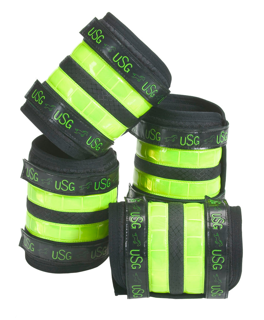 Reflektorgamaschen 4-teilig one Size