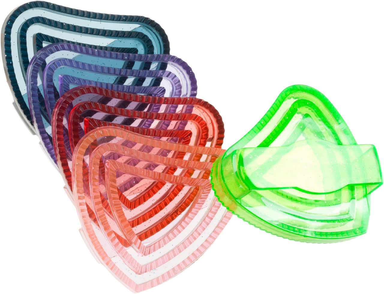 Gummistriegel in Herzchenform