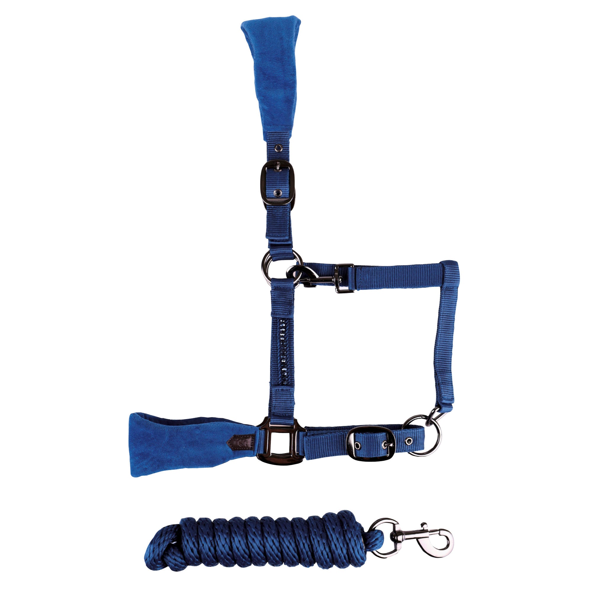 Halfterset Crown mit Glitzersteinen