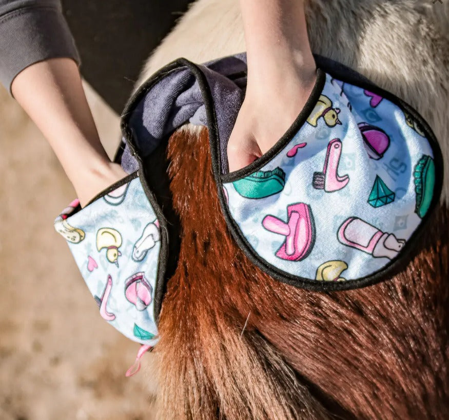 Mikrofasertuch mit Eingriffen "Luxuslappen" 60 x 23cm