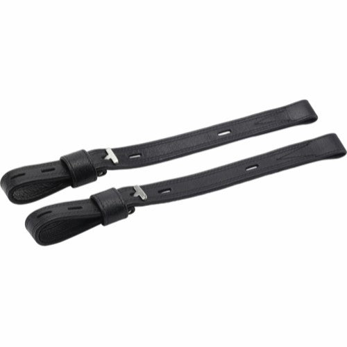 Spezial Steigbügelriemen Leder mit Nylonkern schwarz Breite 25 mm
