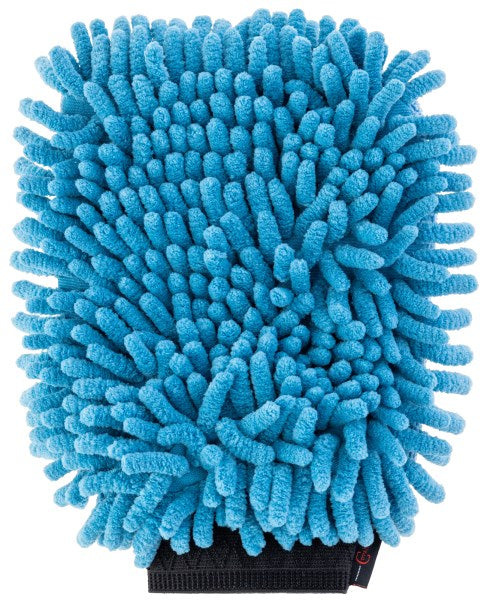 Microfaser Putzhandschuh hellblau