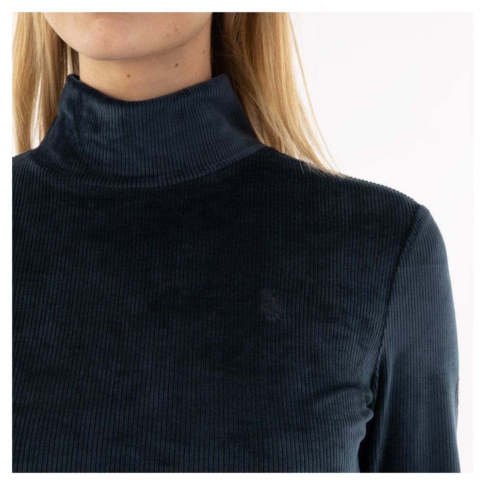 Langarmshirt Damen Fayah Samt H/W 24