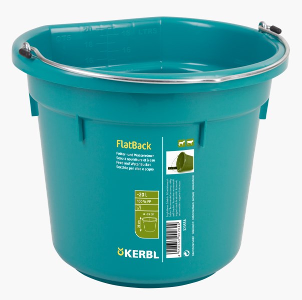 Flatback Futter- und Wassereimer 20 l