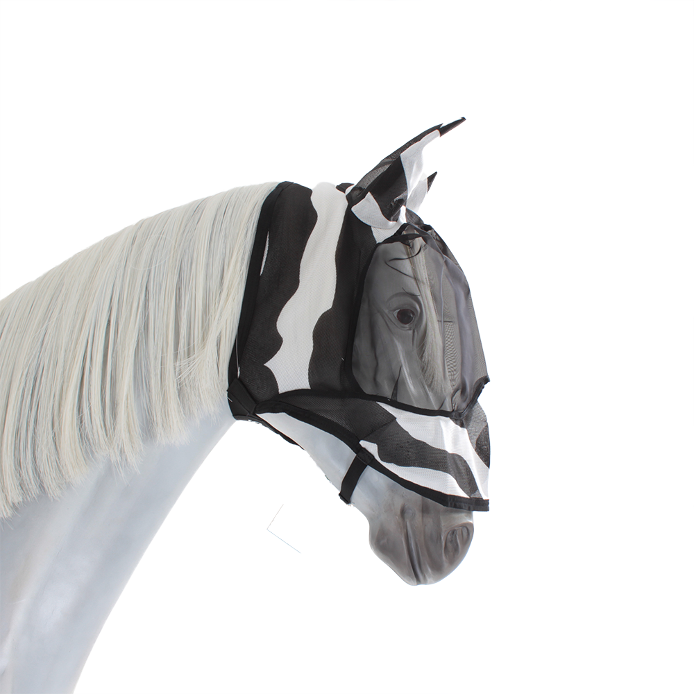 Fliegenmaske Buzz-Off Zebra Deluxe