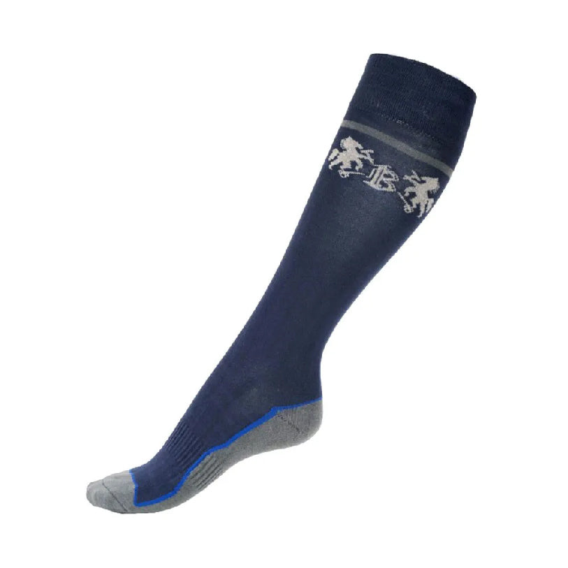 Iben Reitsocken dunkelblau