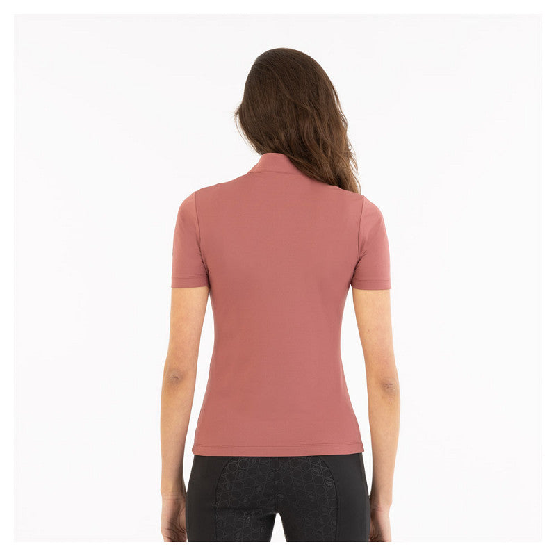 Kurzarmshirt mit Half-Zip Damen Ida F/S 25