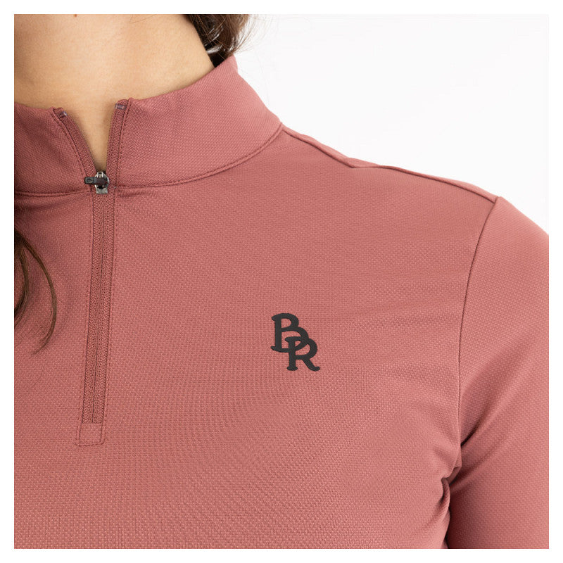 Kurzarmshirt mit Half-Zip Damen Ida F/S 25