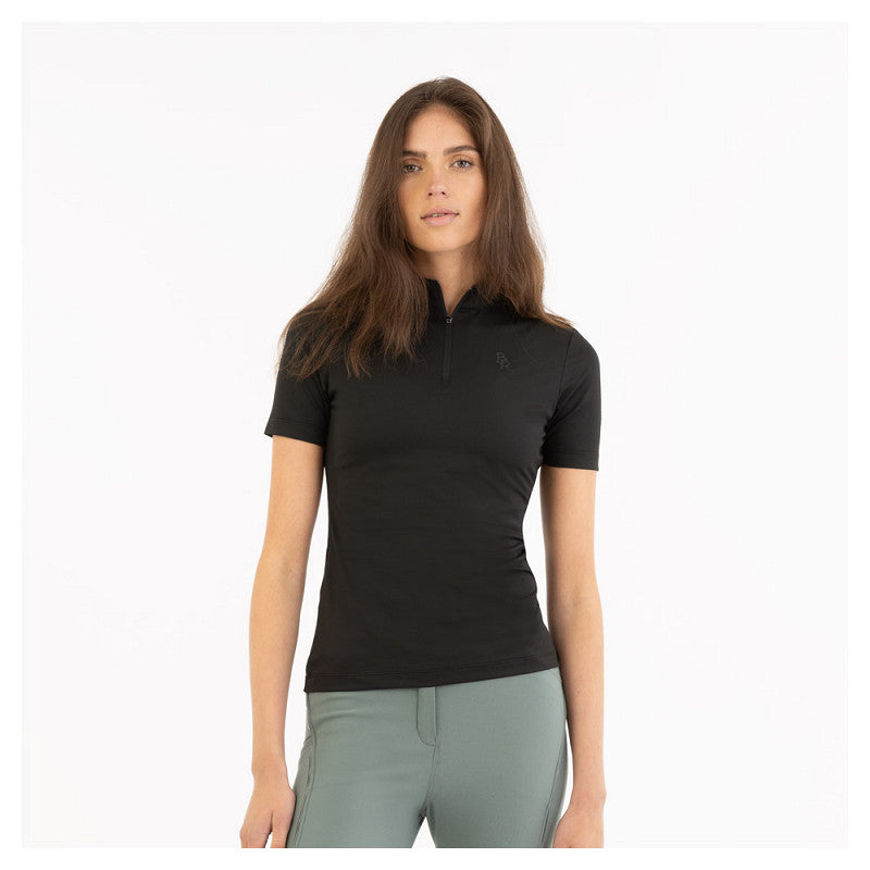 Kurzarmshirt mit Half-Zip Damen Ida F/S 25