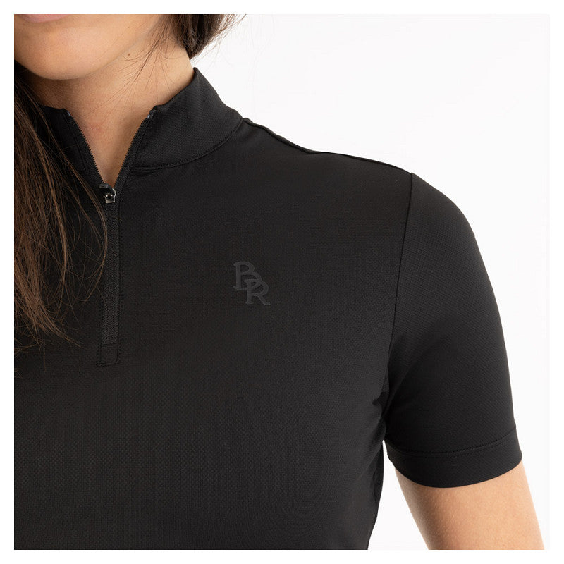 Kurzarmshirt mit Half-Zip Damen Ida F/S 25