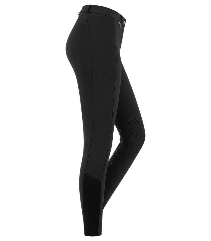 Kniebesatzreithose Damen Micro