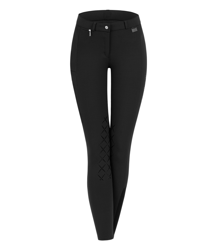 Kniebesatzreithose Damen Micro