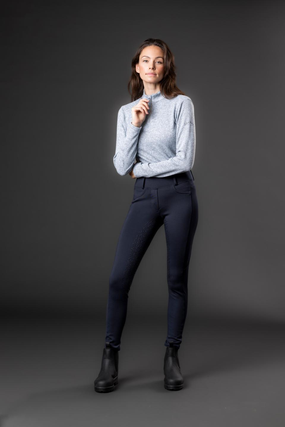 Langarmshirt Damen Stacey Half-Zip H/W 24
