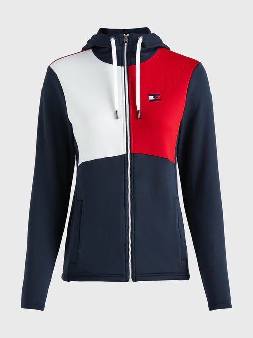 Trainingsjacke Color Block dunkelblau