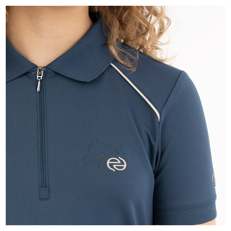Poloshirt kurzarm mit Half- Zip Kinder Immy F/S 25