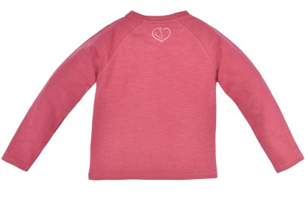 Sweatshirt Kinder Pferd beere