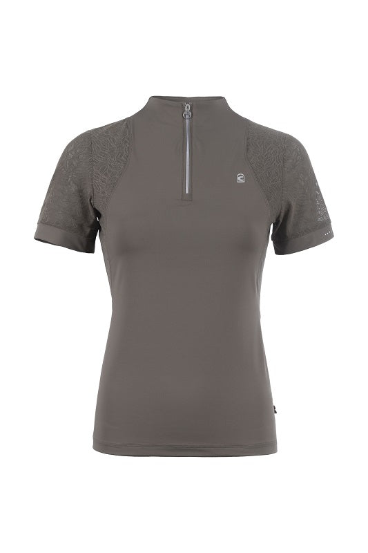 T-Shirt Damen Cavallace mit Half-Zip F/S 24