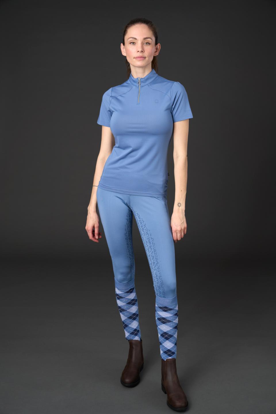 T-Shirt Damen Hasty mit Half Zip F/S 25