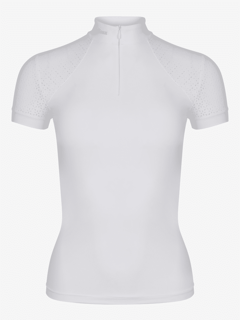 Turniershirt Damen Olivia kurzarm weiß 36